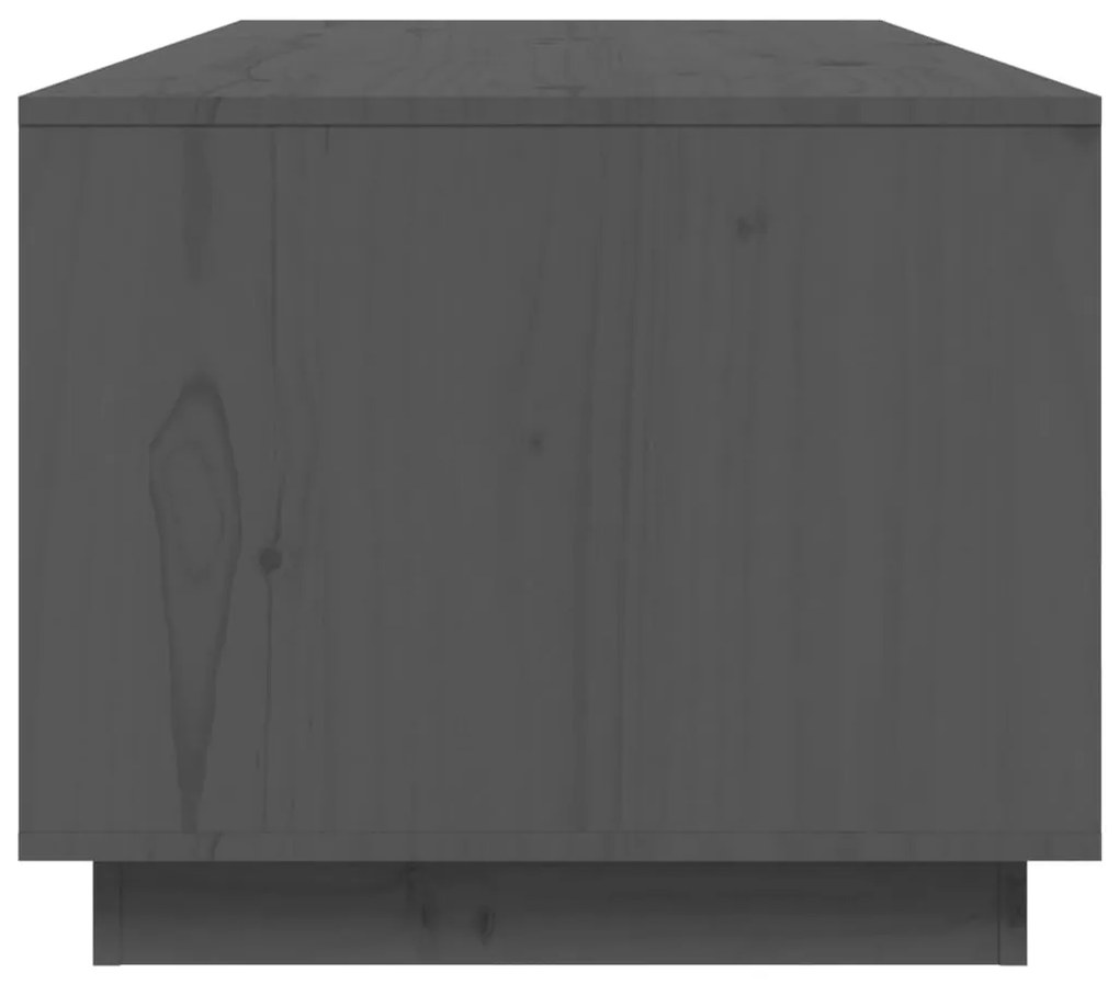vidaXL Τραπεζάκι Σαλονιού Γκρι 100x50x41 εκ. Μασίφ Ξύλο Πεύκου