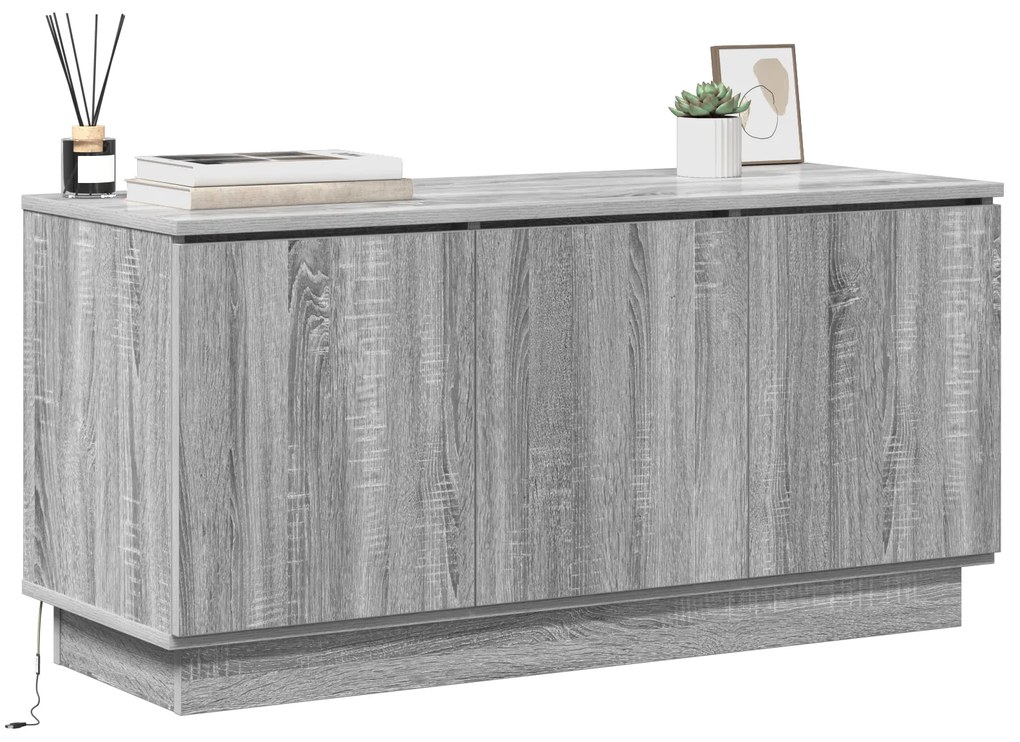 vidaXL Έπιπλο Τηλεόρασης Γκρι Σονομα 100x38x49 εκ. Επεξεργασμένο Ξύλο