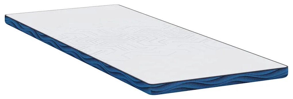 vidaXL Στρώματα Λευκό και μπλε 70 x 200 cm Αφρός μνήμης τζελ
