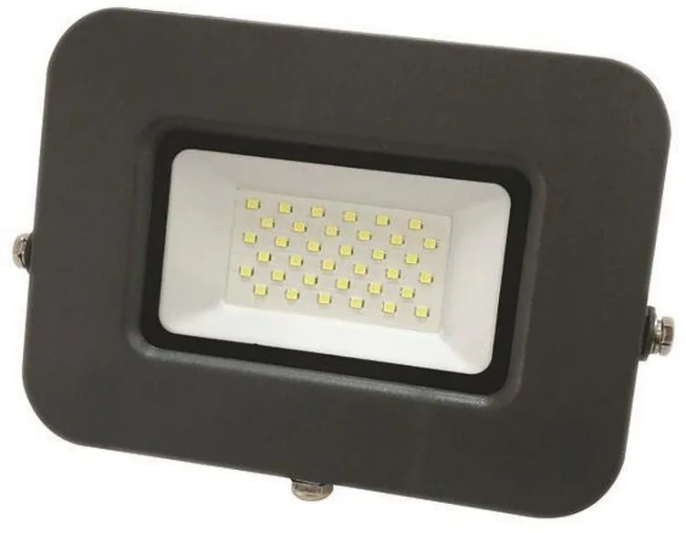 Προβολέας Led 147-69708 SMD 30W 3000K 2850lm IP65 19,2x2,5x15,7cm Graphite Eurolamb
