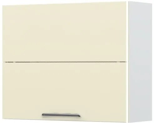 Ντουλάπι κρεμαστό Modena V7-90-2KP-Λευκό - Μπεζ - 90.00Χ30.00Χ72.00cm