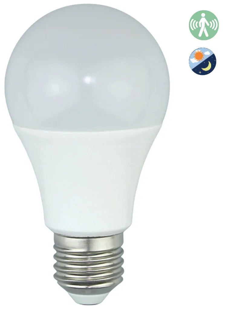 Λάμπα LED Κίνησης/Μέρας-Νύχτας Diolamp E27/8W/6000K/740Lm MICR608CW