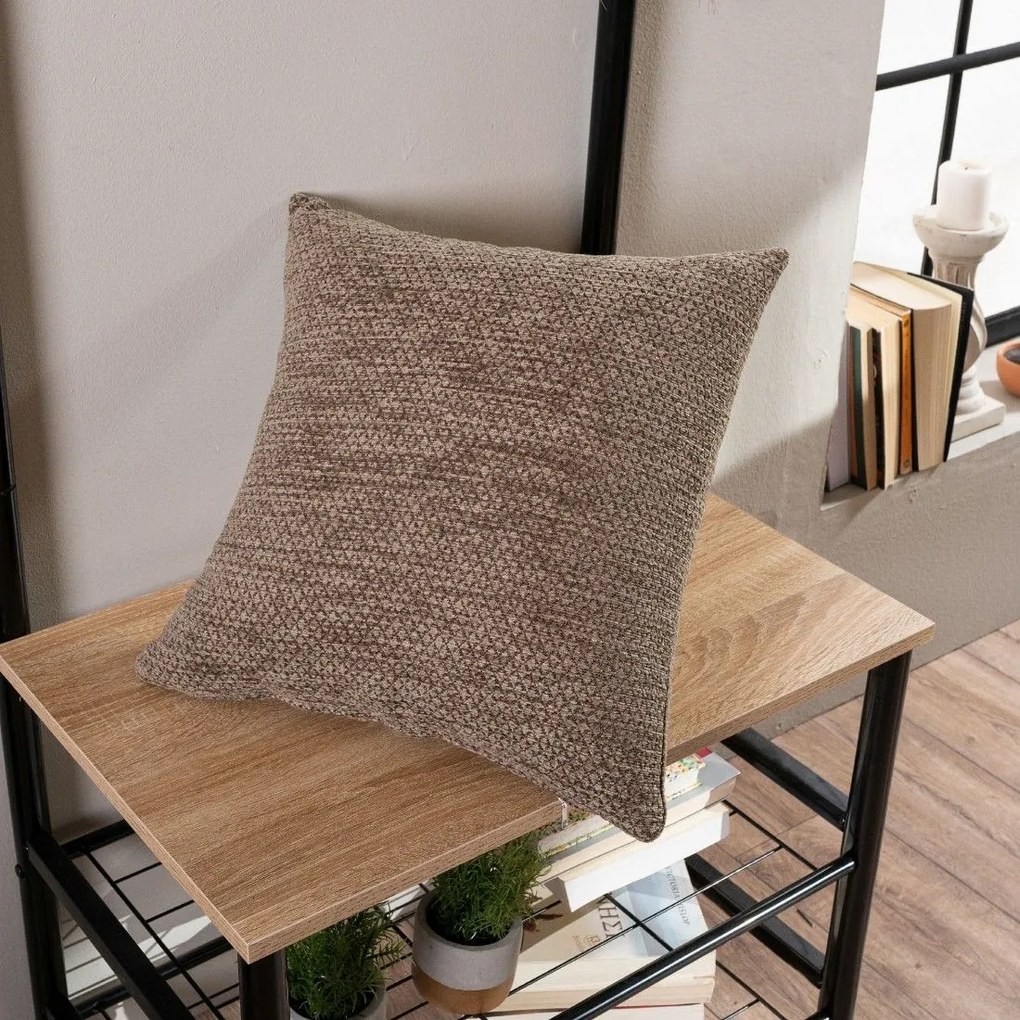 Μαξιλαροθήκη Διακοσμητική Utah 03 Brown Teoran 43X43 Acrylic, Polyester