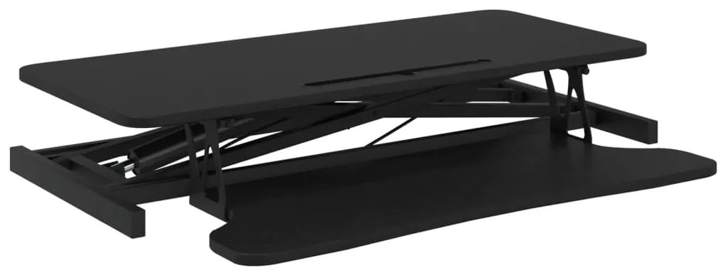 vidaXL Σταθμός Εργασίας Ρυθμιζόμενος 90x40x(13-50) εκ. Ατσάλι&Επ. Ξύλο