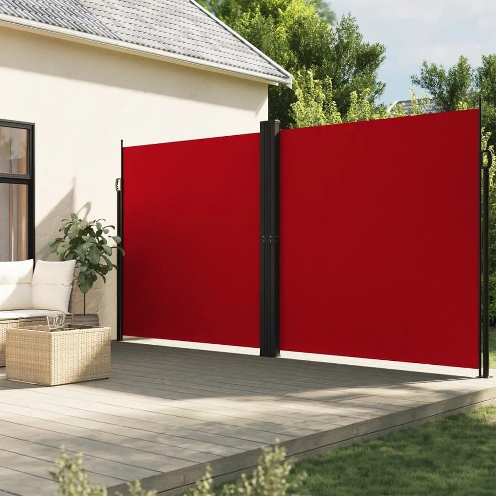 Σκίαστρο Πλαϊνό Συρόμενο Κόκκινο 200 x 1200 εκ. 4004852