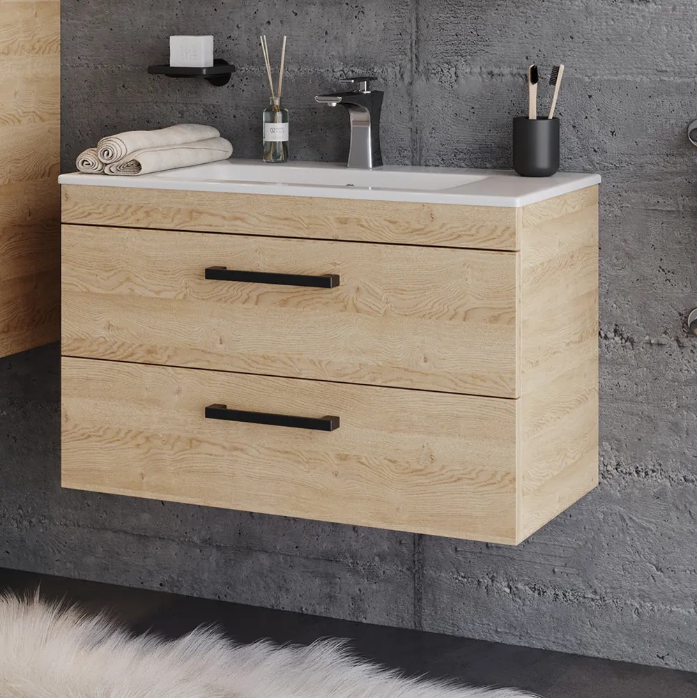 Πάγκος SANTA Μπεζ MDF 18mm 80 S3BSANT080BE 80x46x52cm S3BSANT080BE