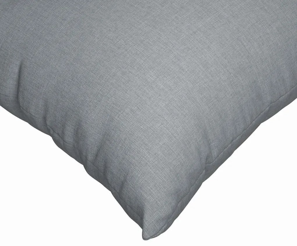vidaXL Μαξιλάρι Καναπέ 2 pcs Ανοιχτό γκρι 80 x 40 cm ύφασμα