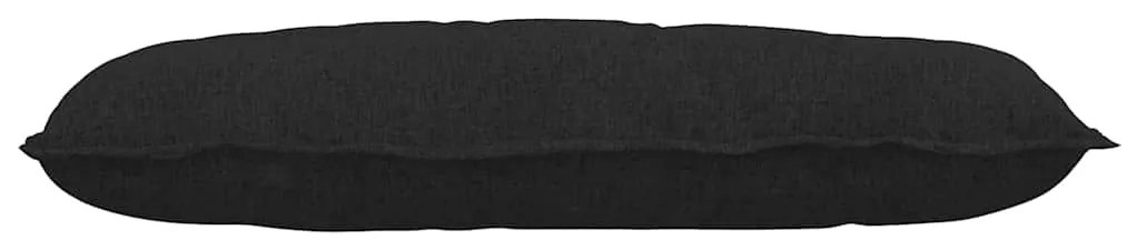 vidaXL Μαξιλάρι Πλάτης Μαύρο 100 x 19 x 50 εκ ύφασμα