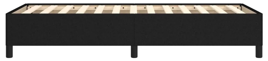 vidaXL Σκελετός Κρεβατιού Χωρίς Στρώμα Μαύρο 90x200 εκ. Υφασμάτινο