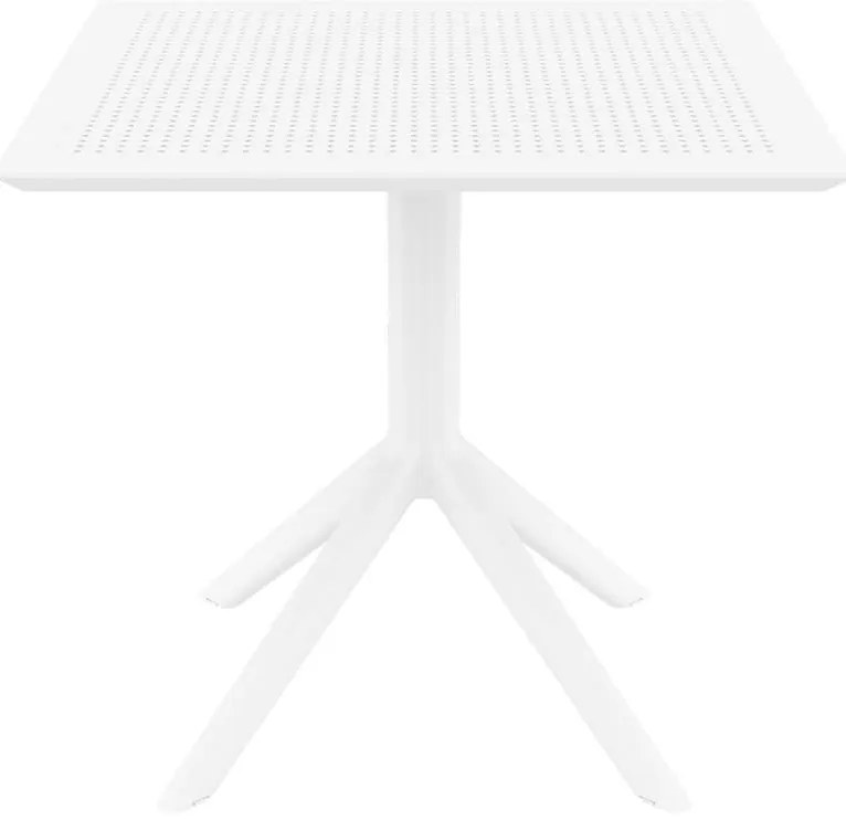 Τραπέζι Sky 80X80X74 Άσπρο White