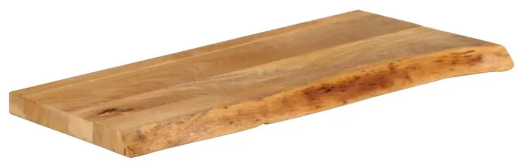vidaXL Επιφάνεια Τραπεζιού 140x30x2,5 εκ. Live Edge Μασίφ Ξύλο Μάνγκο