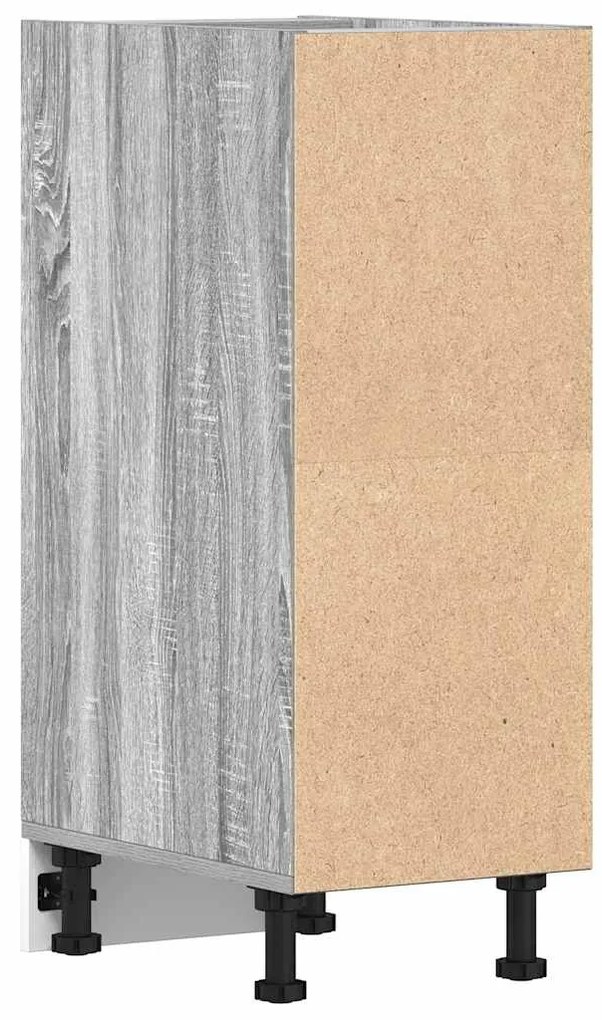 vidaXL Ντουλάπι κάτω Riga μέρος Γκρι Sonoma 30x44,5x81,5cm