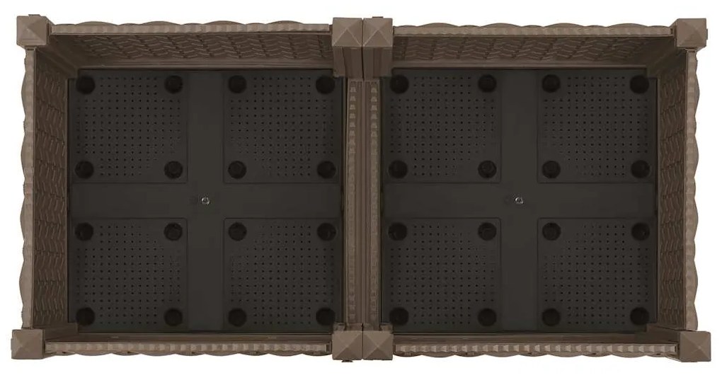 vidaXL Ζαρντινιέρα 80 x 40 x 71 εκ. από Πολυπροπυλένιο