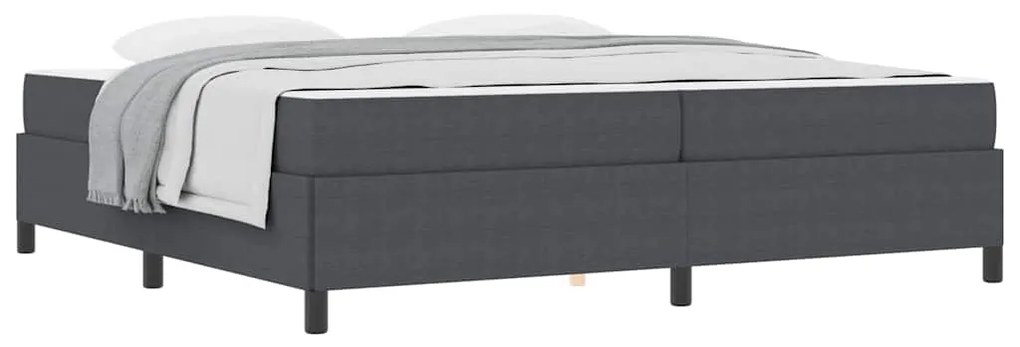 vidaXL Σκελετός Κρεβατιού Σκούρο γκρι 100 x 200 cm Βελούδο