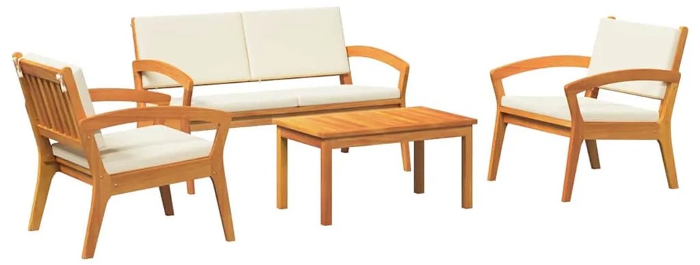 vidaXL Σετ μπιστρό Καφέ 75 x 45 x 38 εκ. Μασίφ ξύλο ακακίας