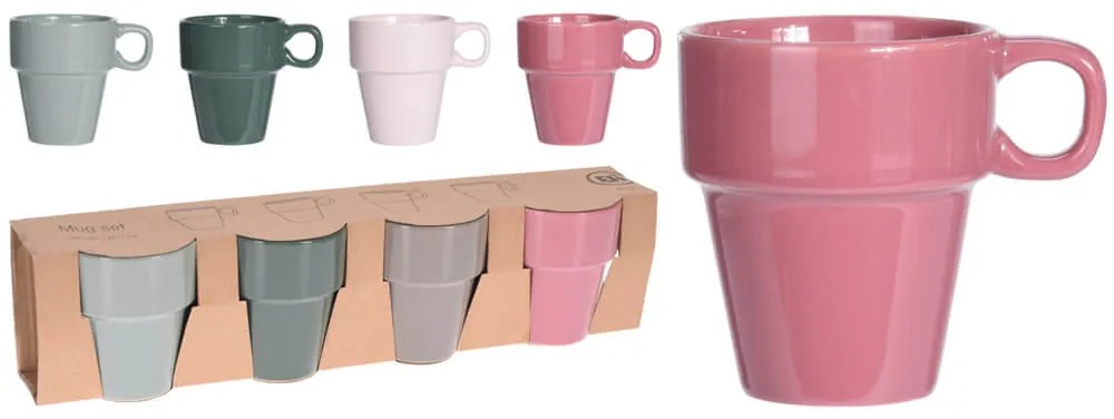 Σετ Κούπες Καφέ Excellent Houseware χωρητικότητας 180ml - 4 τεμάχια