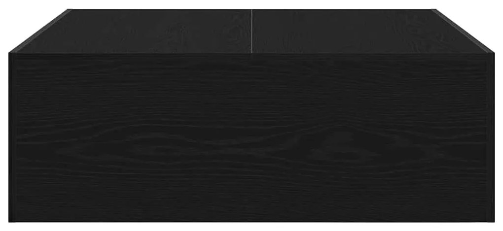 vidaXL Τραπεζάκι σαλονιού Μαύρη δρυς 100 x 100 x 35 cm