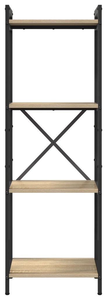 vidaXL Βιβλιοθήκη Sonoma Δρυς 40 x 30 x 118 εκ Επεξεργασμένο ξύλο
