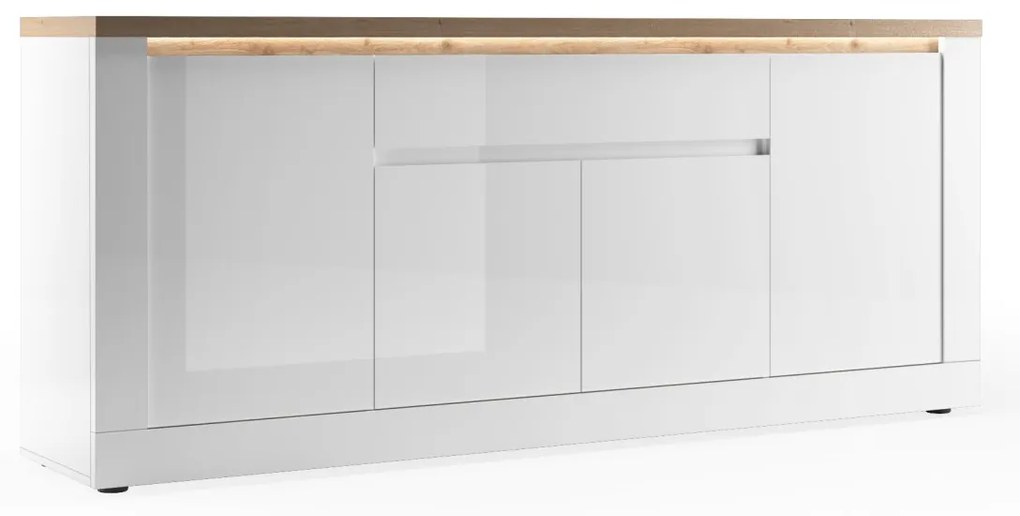Έπιπλο Τηλεόρασης Ανθρακί Οξειδωμένο 121x43x57