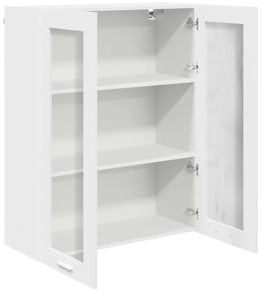 vidaXL Κρεμαστό ντουλάπι Λευκό 80 x 31 x 100 εκ. Επεξεργασμένο ξύλο