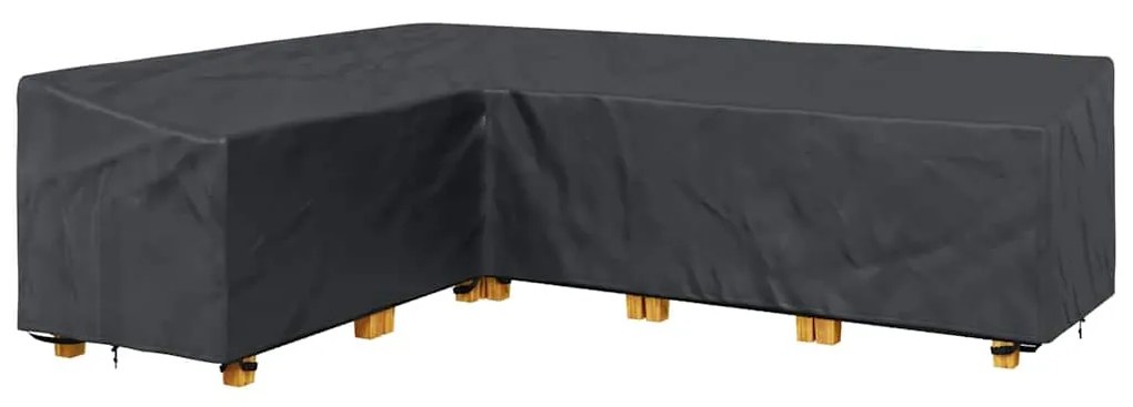 vidaXL Κάλυμμα επίπλων εξωτερικού χώρου 286 x 222 x 80 εκ. Ύφασμα 210D