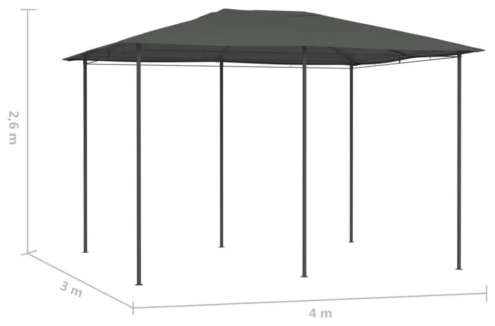 ΚΙΟΣΚΙ ΑΝΘΡΑΚΙ 3 X 4 X 2,6 Μ. 160 ΓΡ./Μ² 313616