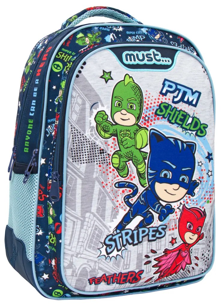 Σχολική Τσάντα Δημοτικού (33x16x45) Must PJ Masks Anyone Can Be Hero 484271