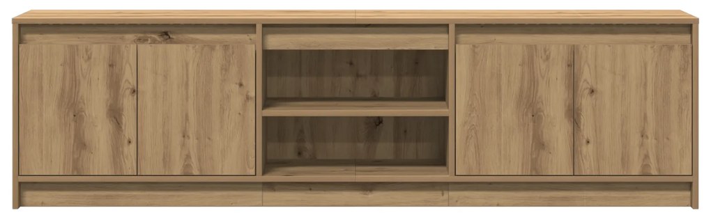 vidaXL Ντουλάπι TV Καφέ 182 x 34 x 50 εκ. Επεξεργασμένο ξύλο