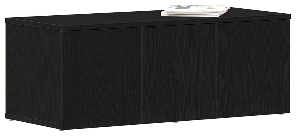 vidaXL Κάβα τηλεόρασης σε Μαύρη Δρυς 80x34x30 εκ από Επεξεργασμένο ξύλο