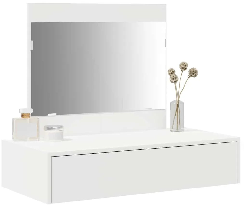 vidaXL Τραπέζι περιποίησης Λευκό 83 x 40 x 70 εκ Επεξεργασμένο ξύλο