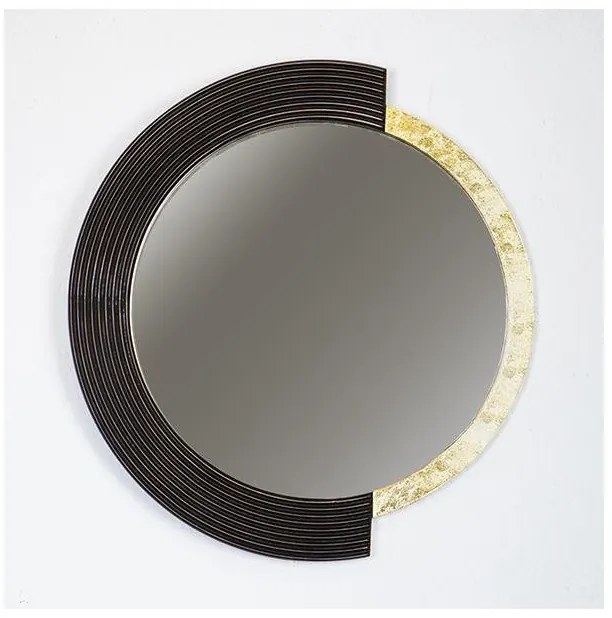 Καθρέφτης Ξύλινος Μαύρο &amp; Χρυσό 54x2.5x58cm 751-10017 Estheti-751-10017-Μαύρο-Χρυσό 751-10017