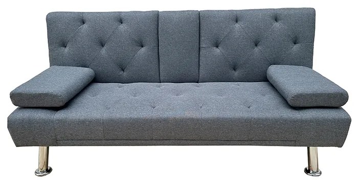 REST GREY ΥΦΑΣΜΑ ΚΑΝΑΠΕΣ-ΚΡΕΒΑΤΙ 168X88εκ.