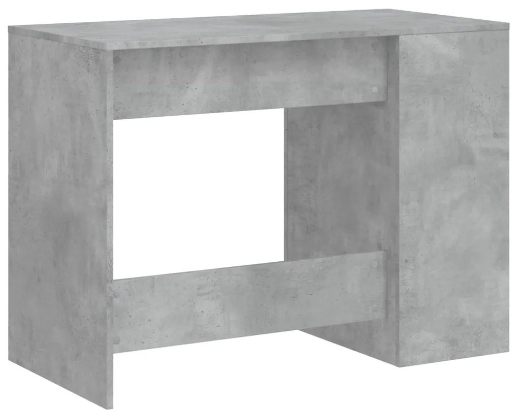 vidaXL Γραφείο Γκρι Σκυροδέματος 102 x 50 x 75 εκ. Επεξεργασμένο Ξύλο