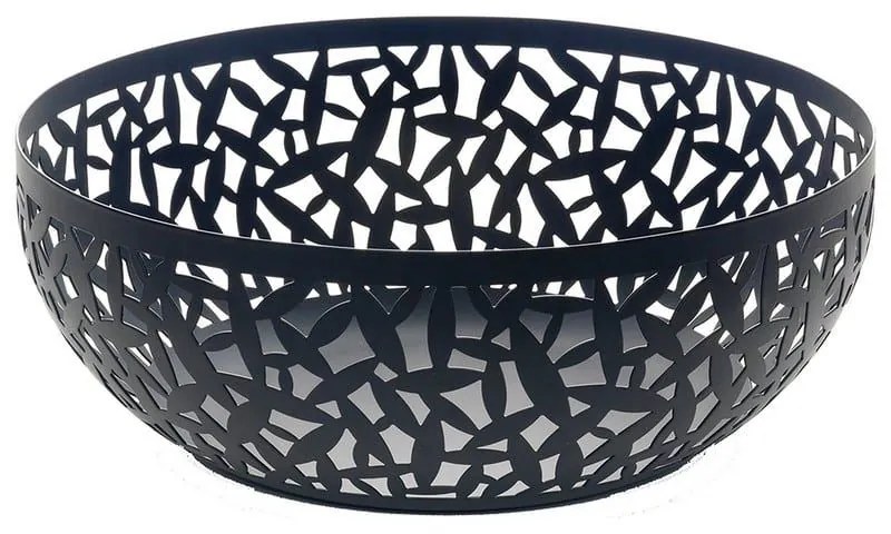 Φρουτιέρα Cactus MSA04/21 B Φ21x9,5cm Μεταλλική Black Alessi Metal
