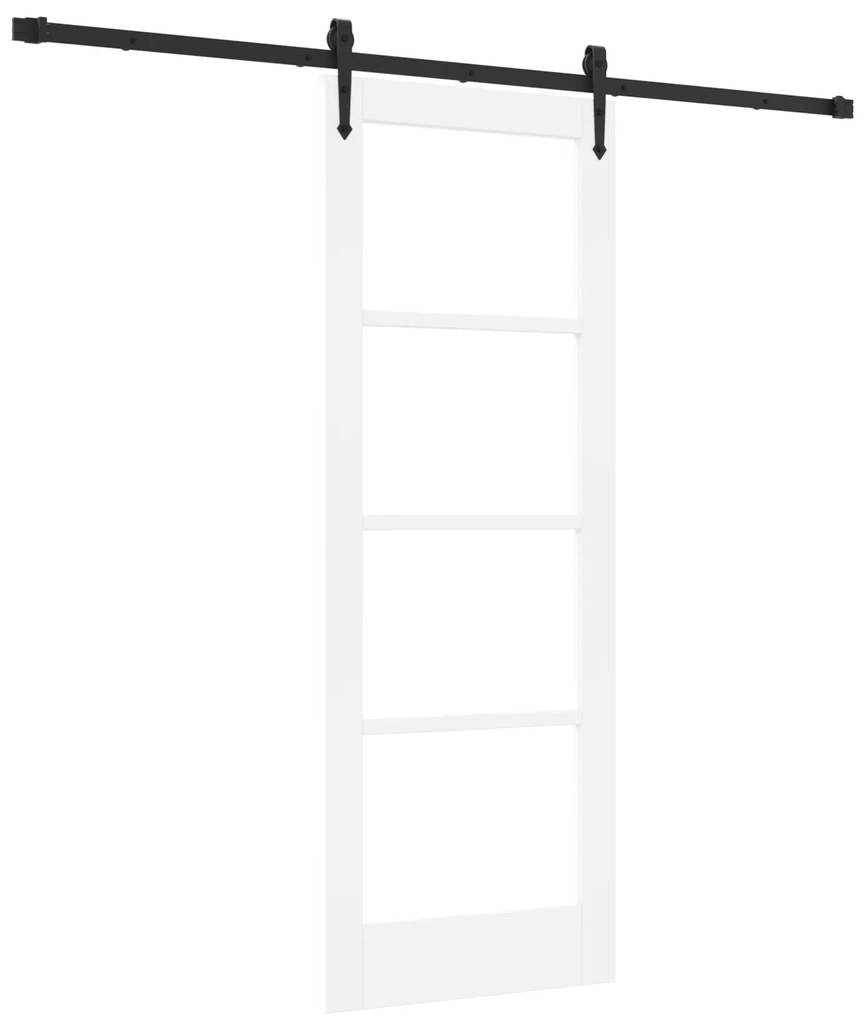 vidaXL Συρόμενη Πόρτα με Σετ Υλικών 'ORKDAL' Λευκή 73.5x198.5 εκ.