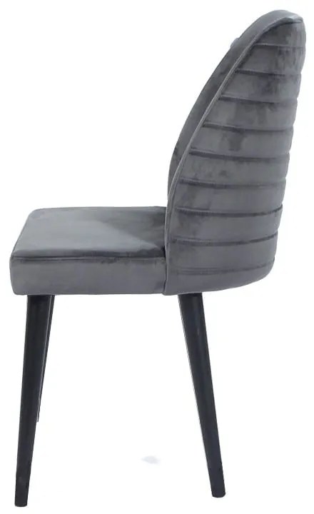 Artekko Ofeical Καρέκλα Πόδια Black (49x55x90)cm - Ύφασμα - 783-0010-A