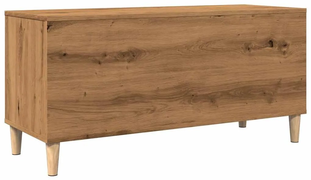vidaXL Έπιπλο Δίσκων τεχνίτης Δρυς 100x38x48 εκ από Επεξεργασμένο Ξύλο