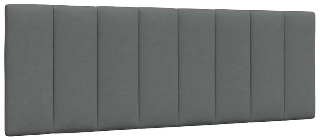 vidaXL Μαξιλάρι για Κεφαλάρι Hanko Σκούρο Γκρι 120 εκ. Υφασμάτινο