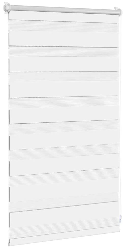 vidaXL Ρόλερ Zebra Λευκό 50 x 100cm