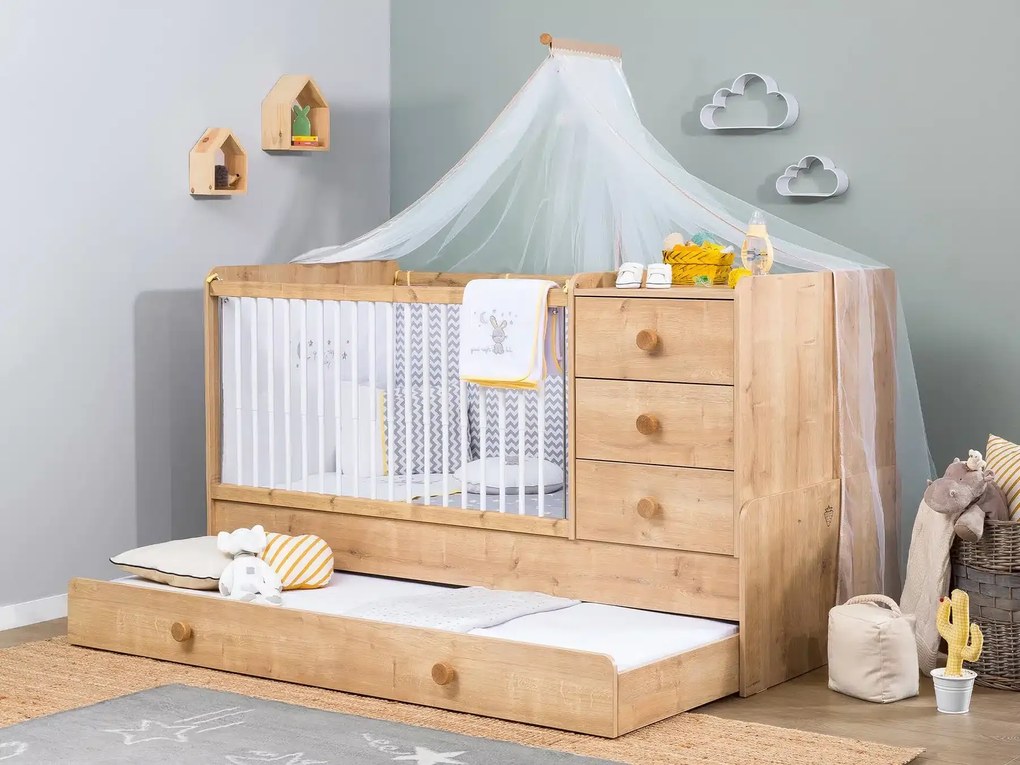 Βρεφική πολυμορφική κούνια BABY MOCHA with Telescopic Rail  MO-1015  80x180εκ.  Cilek