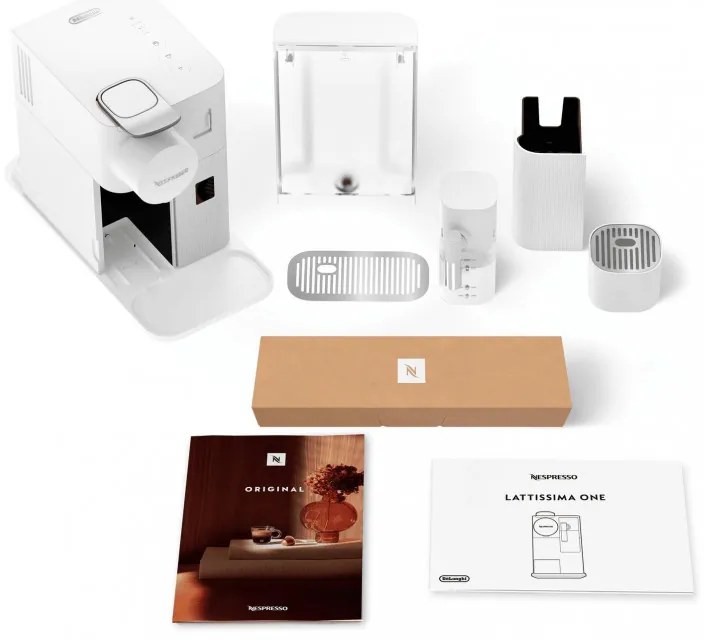 Μηχανή Espresso DeLonghi EN510W, 1450W, 19 bar, 1 l, Nespresso, Αυτόματη απενεργοποίηση, Λευκό