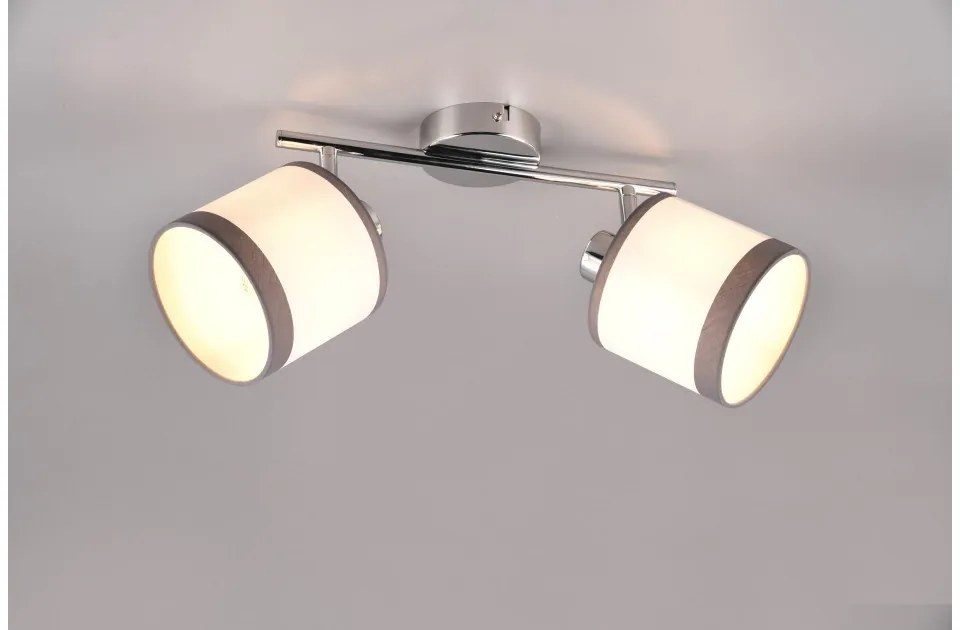 Φωτιστικό Οροφής 2xE14 10W IP20 Davos R81552006 Trio Lighting-R81552006-Χρώμιο R81552006