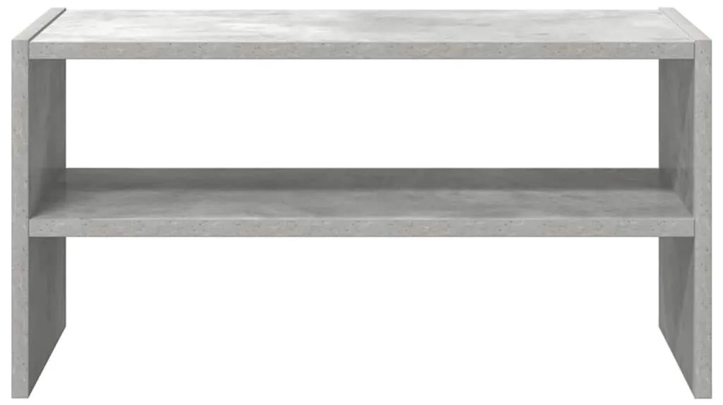 vidaXL Ράφι παπουτσιών στοιβαζόμενο μπετόν γκρι 60x30x30,5 cm