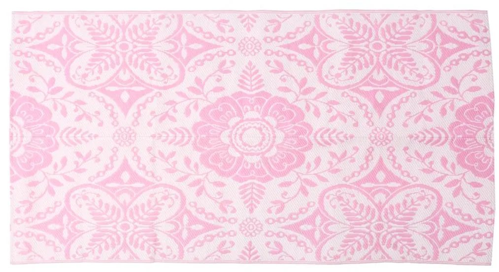 vidaXL Χαλί εξωτερικού χώρου ARAKIL ροζ 120x180 cm PP