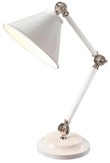 Επιτραπέζιο Φωτιστικό Γραφείου 1xE27  52cm  Provence Element Elstead Lighting-PV-ELEMENT-WPN-Λευκό PV-ELEMENT-WPN