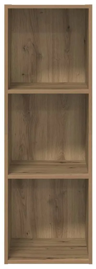 vidaXL Τοίχου Ντουλάπι Τηλεόρασης artisan δρυς 37 x 37 x 107 εκ