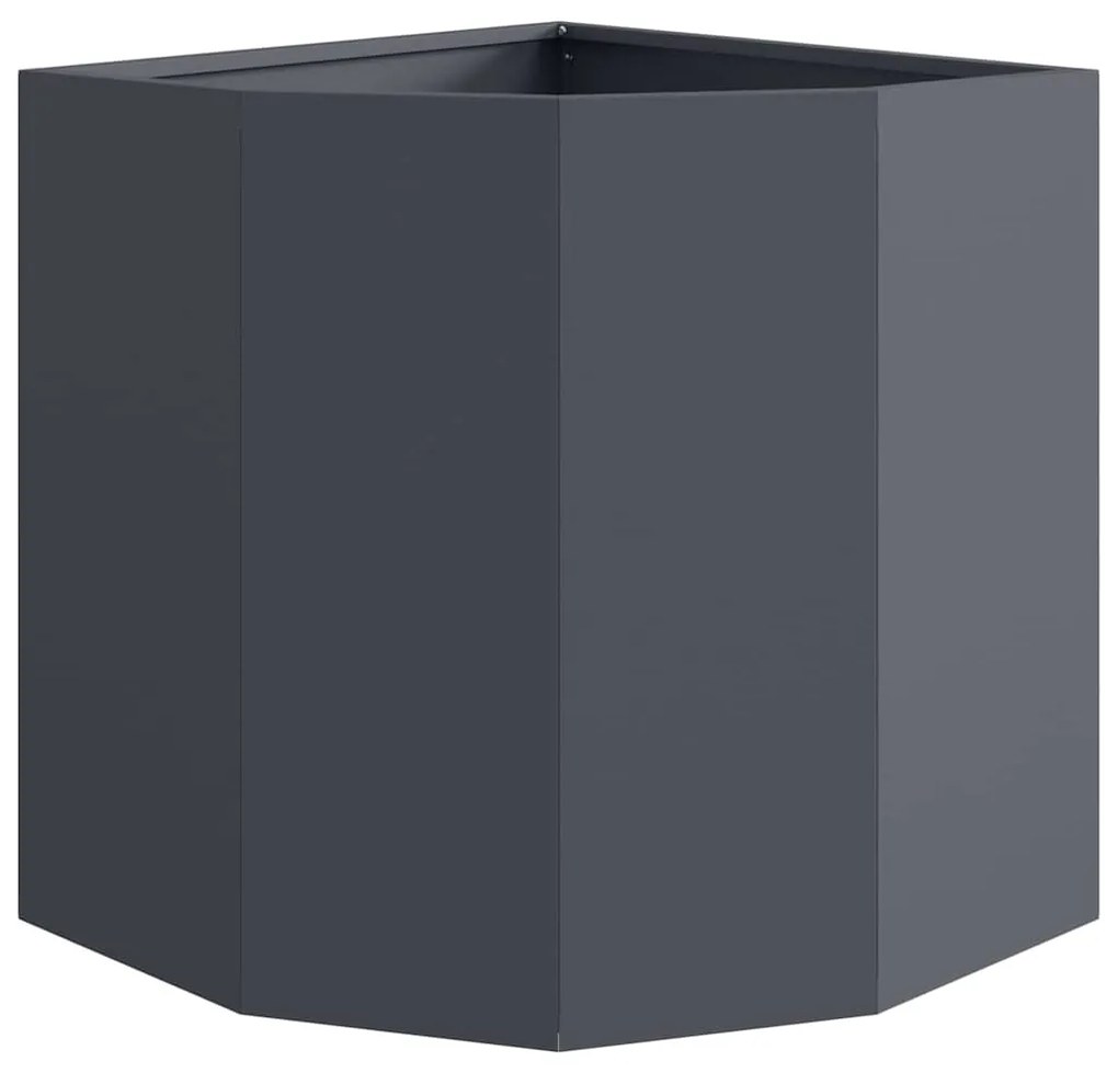 vidaXL Γωνιακό Ροδόδεντρο Ανθρακί 45 x 45 x 50 εκ Ατσάλι