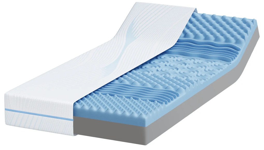 vidaXL Στρώματα Λευκό 80 x 160 cm 100% ύφασμα πολυεστέρα με τζακάρ