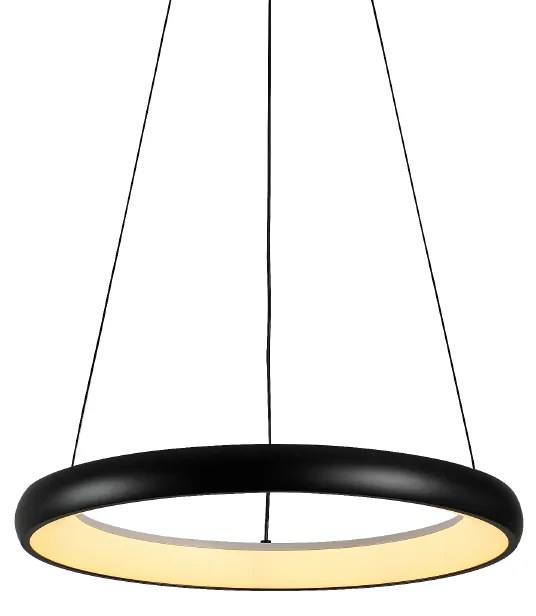 Φωτιστικό Κρεμαστο Aca HM23LEDP40BKCCT Μαύρο Ματ (Black Mat) 3000-4000-6000K