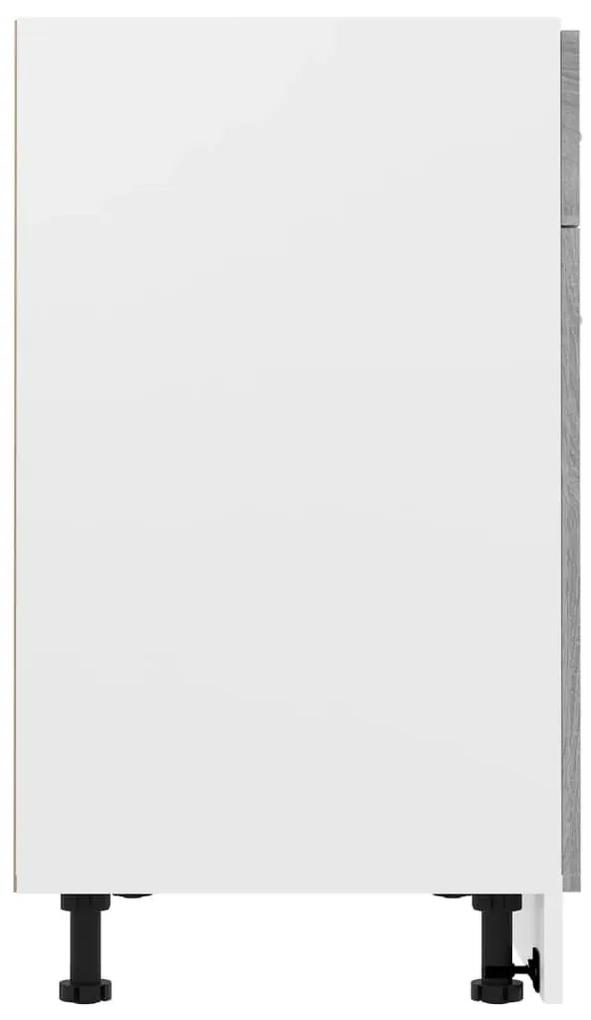 Έπιπλο Με Συρτάρι Γκρι Sonoma 80x46x81,5 εκ. Επεξεργ. Ξύλο - Γκρι